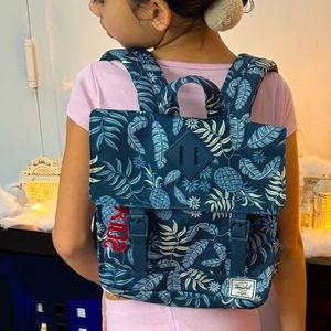 Teal Blue Hershel Kids Backpack NWOT